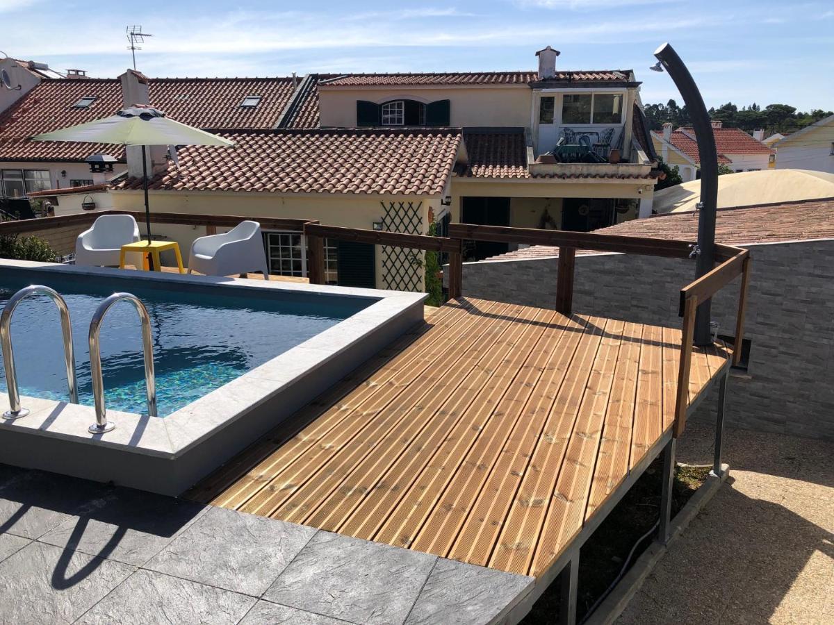 Sun House - Near Sintra - Kitchen - Pool Exterior foto
