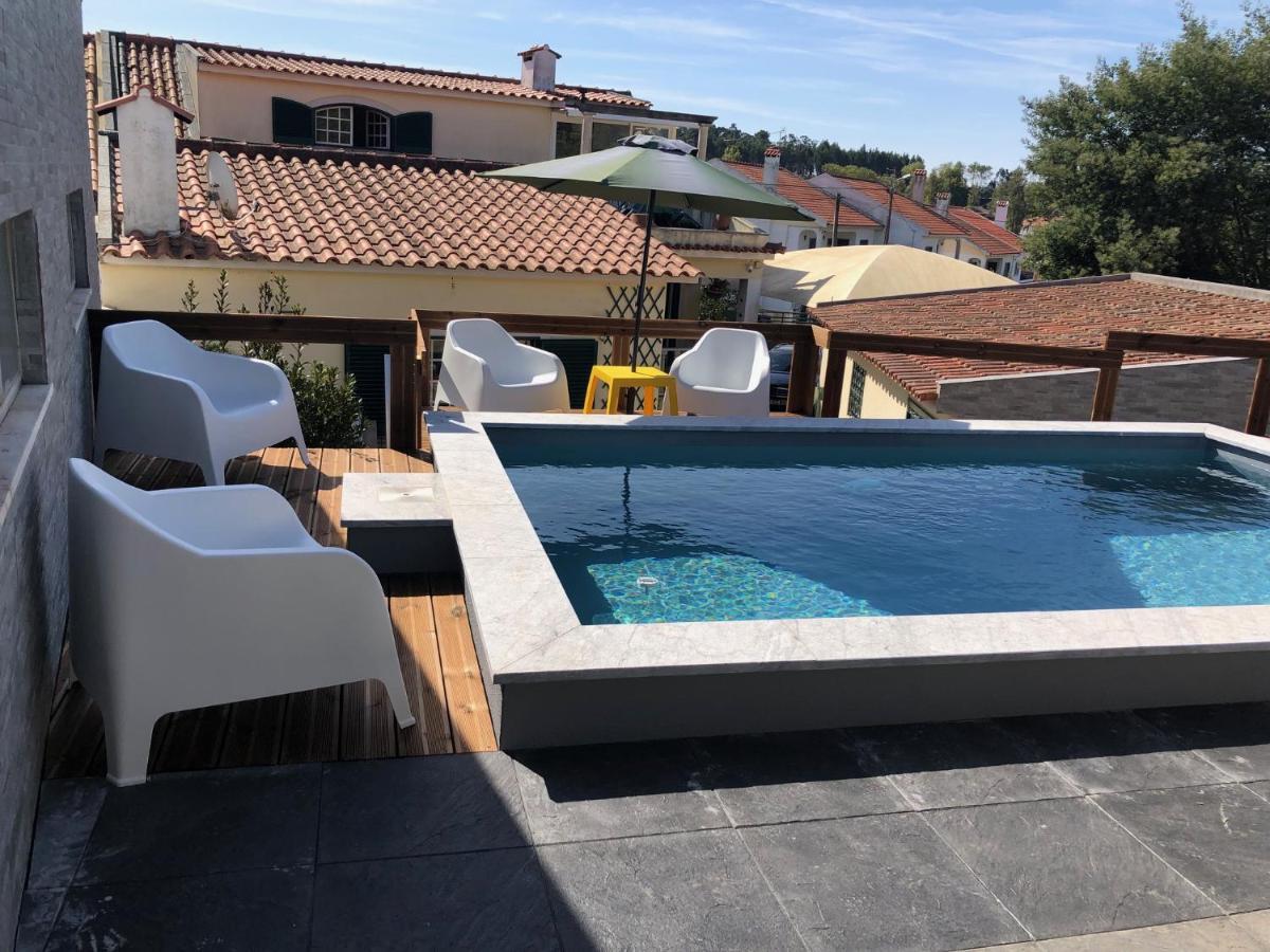 Sun House - Near Sintra - Kitchen - Pool Exterior foto