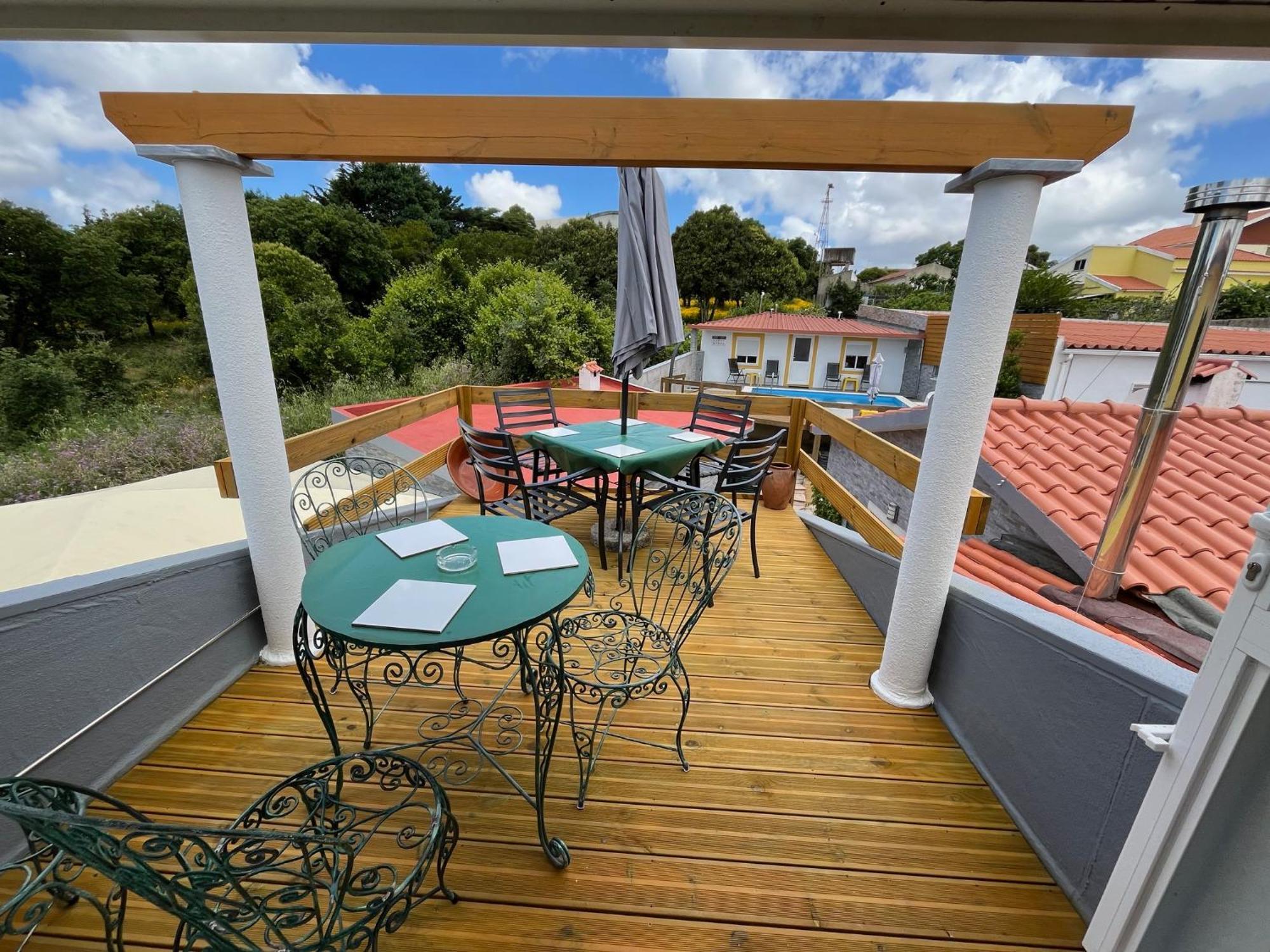 Sun House - Near Sintra - Kitchen - Pool Exterior foto