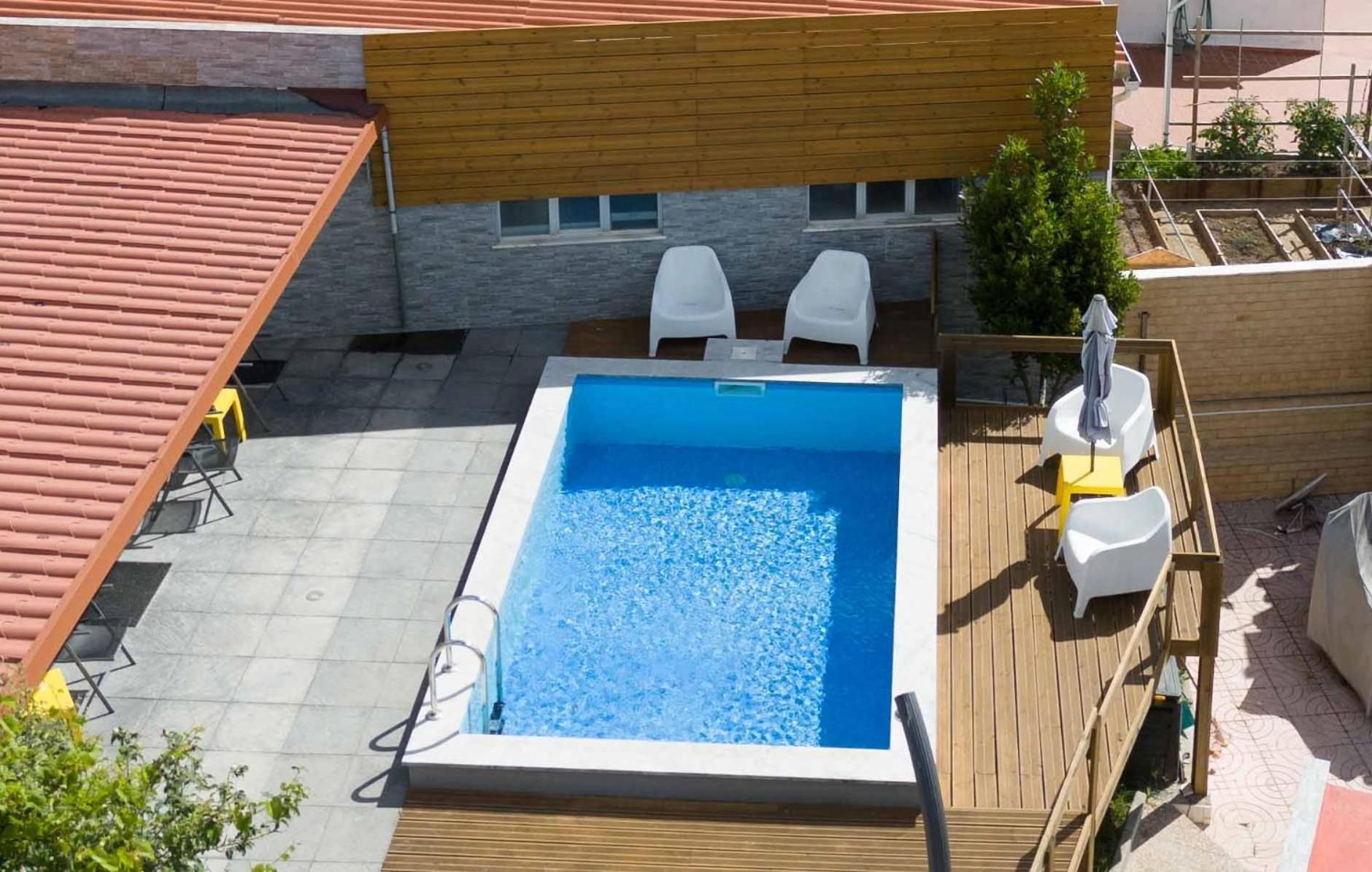 Sun House - Near Sintra - Kitchen - Pool Exterior foto