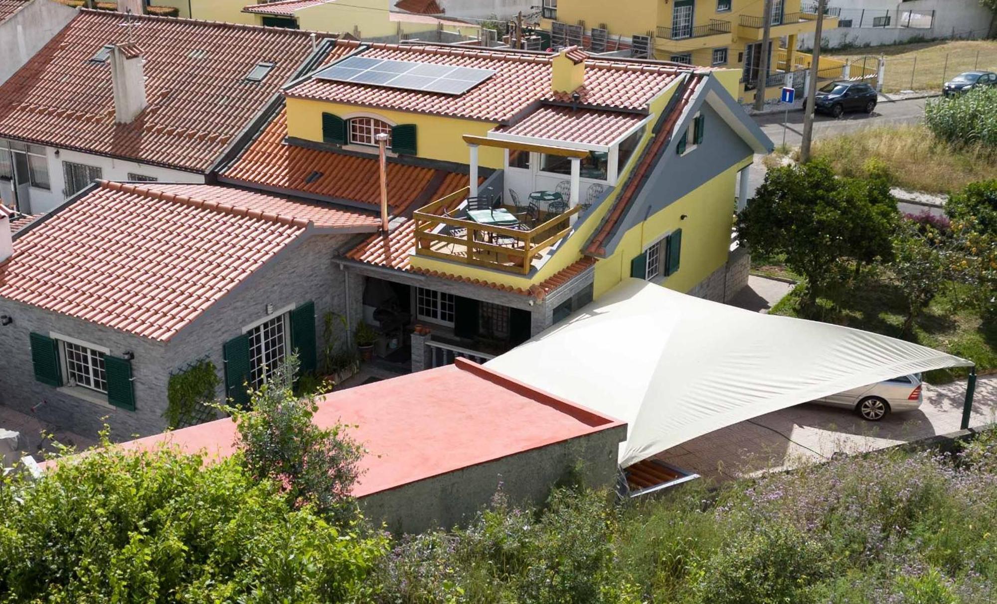 Sun House - Near Sintra - Kitchen - Pool Exterior foto